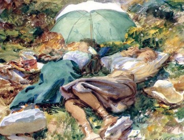 A Siesta John Singer Sargent Oil Paintings
